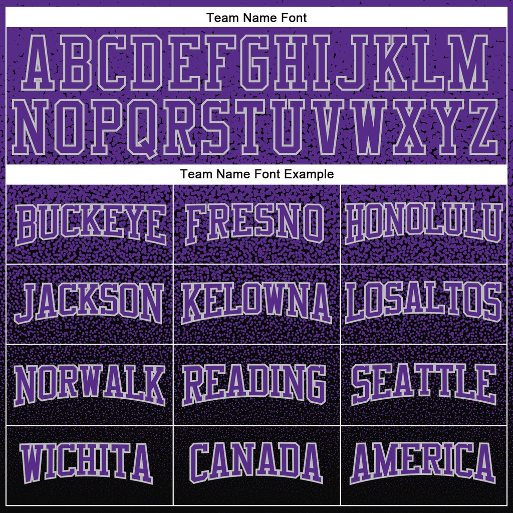 Custom Stitched Black Purple-Gray Fade Fashion Sports Pullover Sweatshirt Hoodie